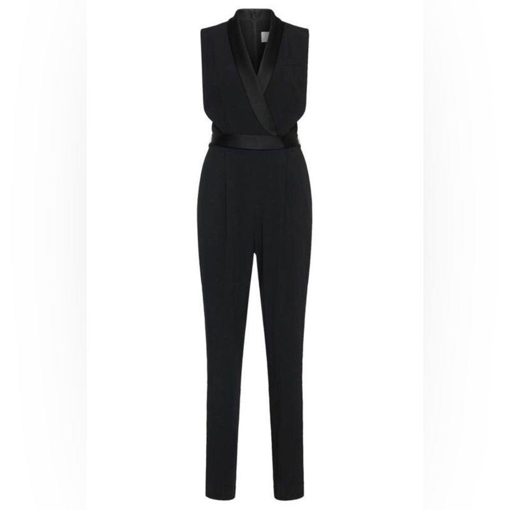 Hugo Boss Tuxedo Jumpsuit in Black, worn twice like new, Size 2